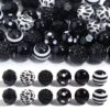 Wholesale 20mm multi-colored crystal beads in candy colors, Acrylic Beads