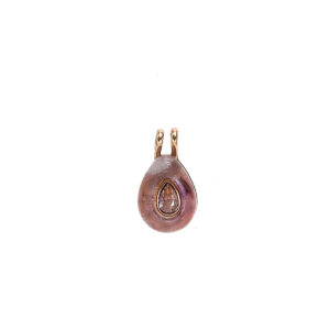 February (natural stone separate pendant)