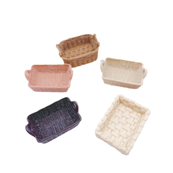 Wholesale Simulation bread basket resin accessories