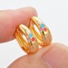 Wholesale Niche Enamel Zircon Earrings