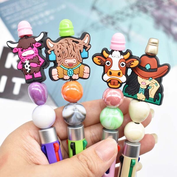 Wholesale Cartoon Cute Denim Pen Focal Beads