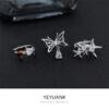 Wholesale Zircon ear clip without hole