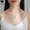 Wholesale Heart-shaped Dog and Girl Necklace