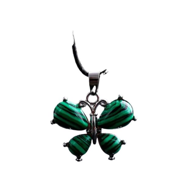 Wholesale Butterfly pendant, amethyst tiger eye stone necklace