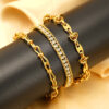 Wholesale Titanium Steel Electroplated Color-Preserving Bracelet