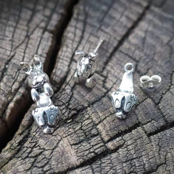 Wholesale Vintage Creative Rabbit Earrings