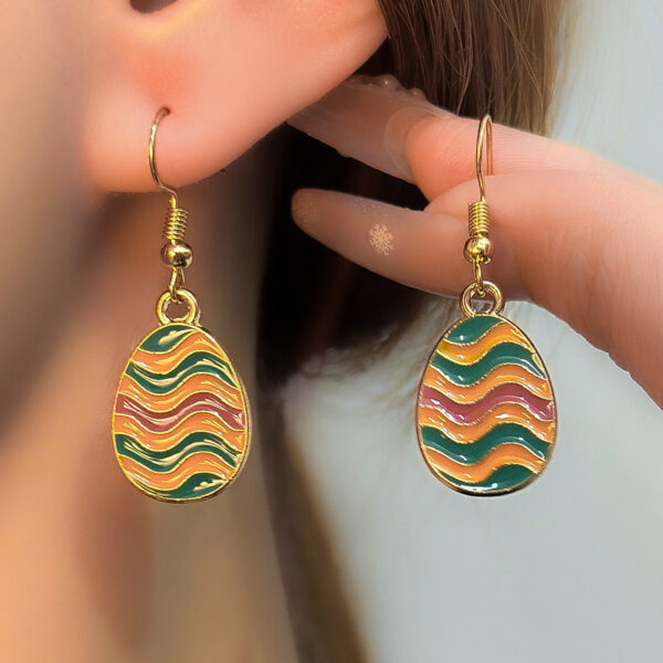 Wholesale Easter Bunny Easter Egg Carrot Earrings