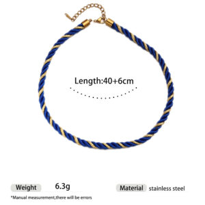 Dark blue rope