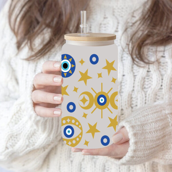 Wholesale UV Transfer Paste Glass Crystal Label Crystal Paste Cross-border Special Paste for 16oz Glass Cup 23cmX11cm