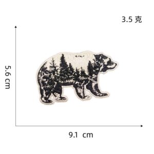Polar bear cloth sticker 5#