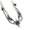 Wholesale Black Winged Star Mang Punk Gothic Dark Necklace