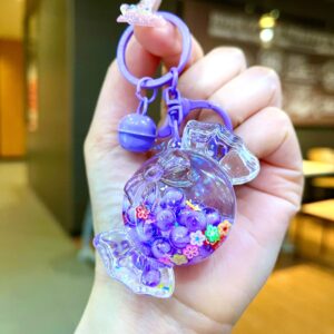 Colorful Hardware [Purple] Glowing Bubble Bead Round Candy / Quantity 1 is 1