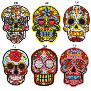 Skull patch set 6 pieces