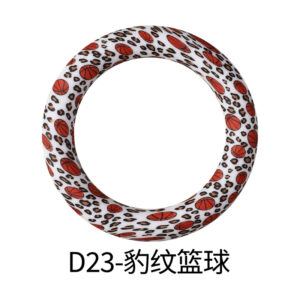 D23-leopard print basketball (65mm ring)