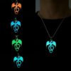 O1CN01KXk9vV2IVKcjsJsbA_3919529291-0-cib Wholesale Halloween glow-in-the-dark Wind Dragon Necklace