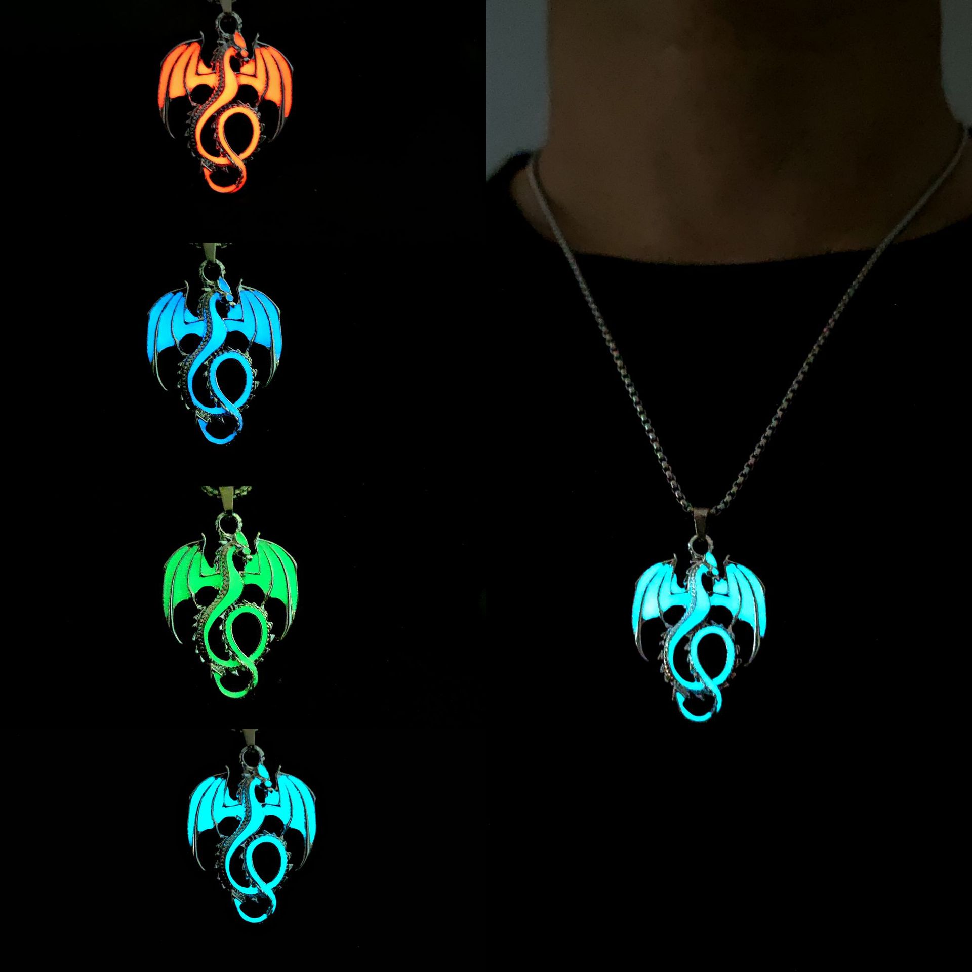 Wholesale glow-in-the-dark Wind agon Necklace