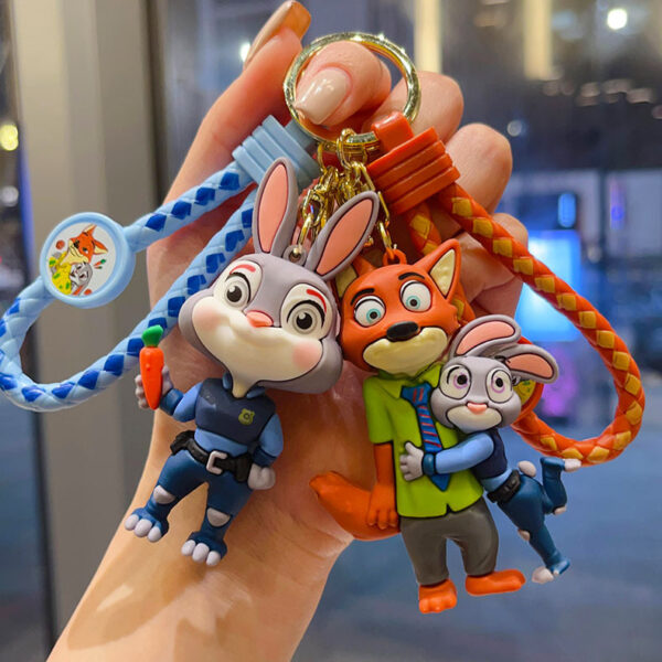 Wholesale Cute cartoon animal keychain
