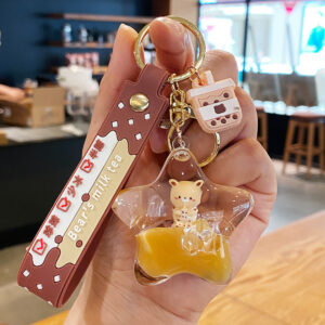 Milk tea bear quicksand-five-pointed star