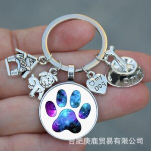 Starry sky dog paw