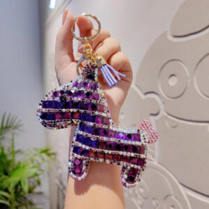 Full diamond pony-dark purple