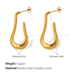 EH1327G Gold Earrings