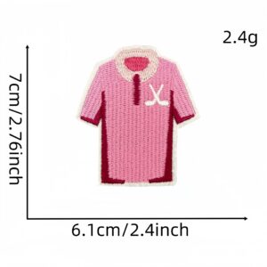 Pink golf cloth sticker 7 #