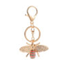 Wholesale Cartoon Hornet Diamond Set Metal Keychain