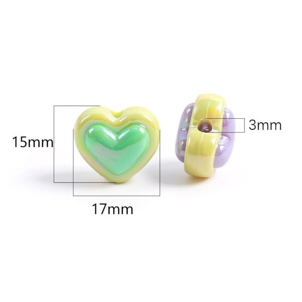 O1CN01KiiSKC1JYpObdb4R6_2220550831041-0-cib Wholesale 10pcs Macaron Color Acrylic Heart Five-Pointed Star Beads