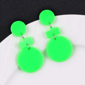 Fluorescent green - round