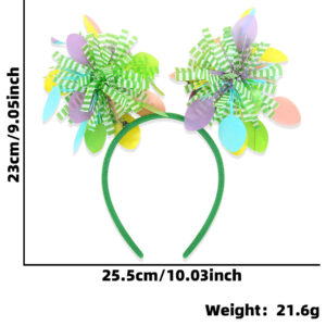 Egg fluffy ball B / Color band headband (without light)