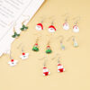 Wholesale Christmas Tree Santa Claus Snowman Earrings