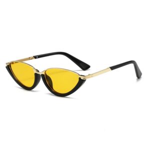 Black frame yellow film