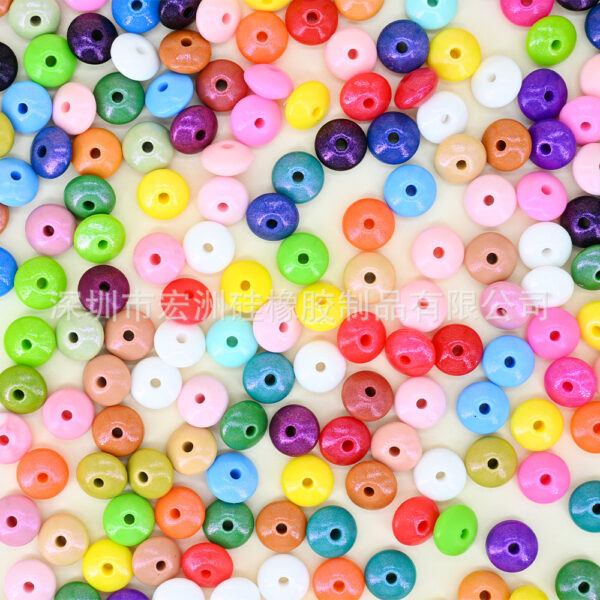 O1CN01Kvw4gv1j214I3qooP_2216019784489-0-cib Wholesale 100pcs 12mm Matte Color Silicone Beads
