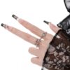 Wholesale Devil studded diamond opening ring