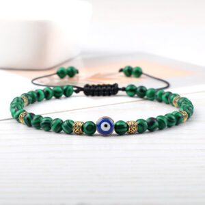 Wholesale Vintage Devil's Eye Bead Weaving Bracelet