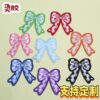 Wholesale Multi color bow grid series embroidery DIY Patches