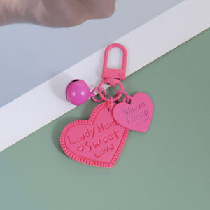 Little heart bell-rose red