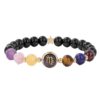 Wholesale Fluorite Tiger Eye Stone Bead Stone Bracelet