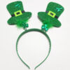 Wholesale St. Patrick's Day Green Clover Hat Headband