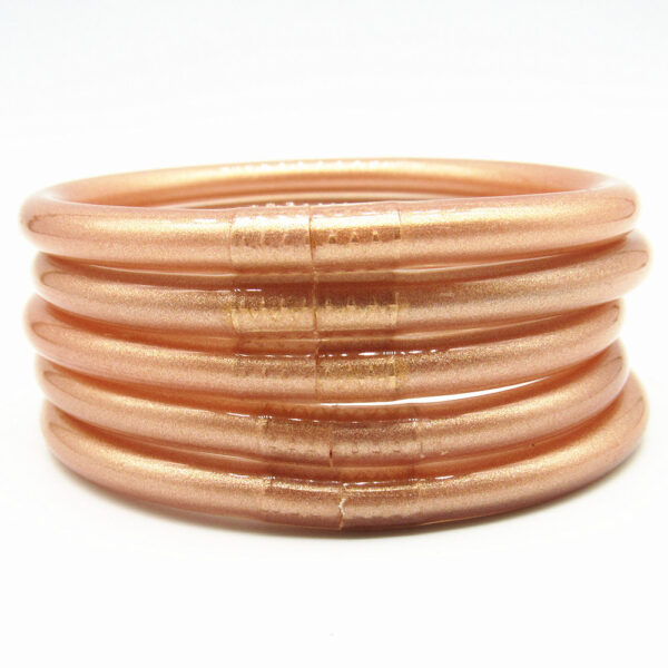 Wholesale 5-Layer Silicone Gold Powder Bracelet