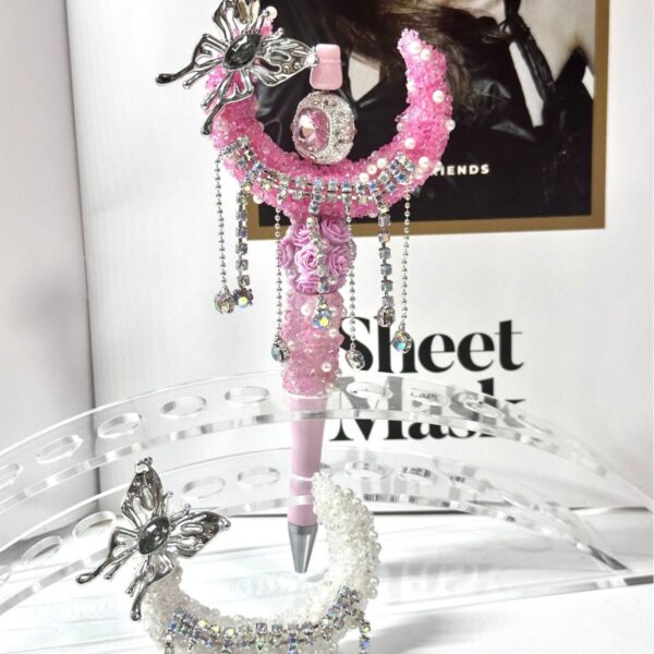 Wholesale Moon tassel butterfly beaded straight hole beads