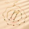O1CN01LGIq4l1MqB01pF3MP_2212889381485-0-cib Wholesale Luxury Color Treasure Necklace Bracelet Earrings Set