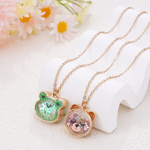 Wholesale Cute Cat Frog Bear Kidsren's Necklace