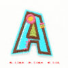 Wholesale Colorful English letter embroidery DIY Patches