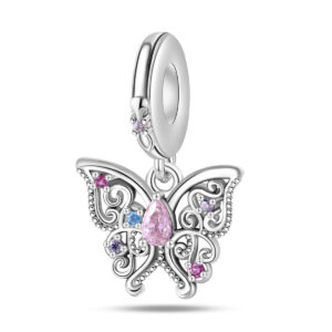 Pac947-romantic classical butterfly pendant