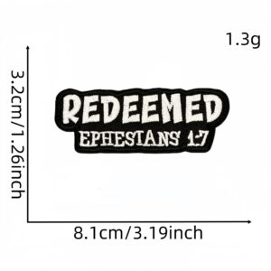 English text cloth sticker 8 #