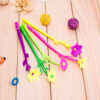 Bulk Floral Design Gel Ink Pens, Assorted Color Flower Shaped Neutral Writing Pens, Student Office Stationery Wholesale Supplies