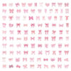 Wholesale 103 Pink Bow Cute Girlish Waterproof Vinyl Stickers