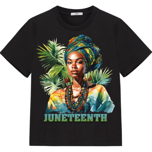Wholesale Heat Transfer Printing Factory Specializes in Cross-Border Supply of Customizable Black Empowerment Pride Art T-Shirts, Heat Transfer Stickers, and Ready-To-Ship