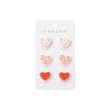 Wholesale Valentine's Day Cute Peach Heart Cookies Acrylic Earrings
